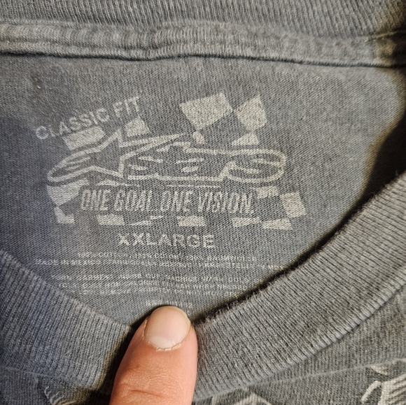 Mens AStars Short Sleve Tee - Picture 3 of 3